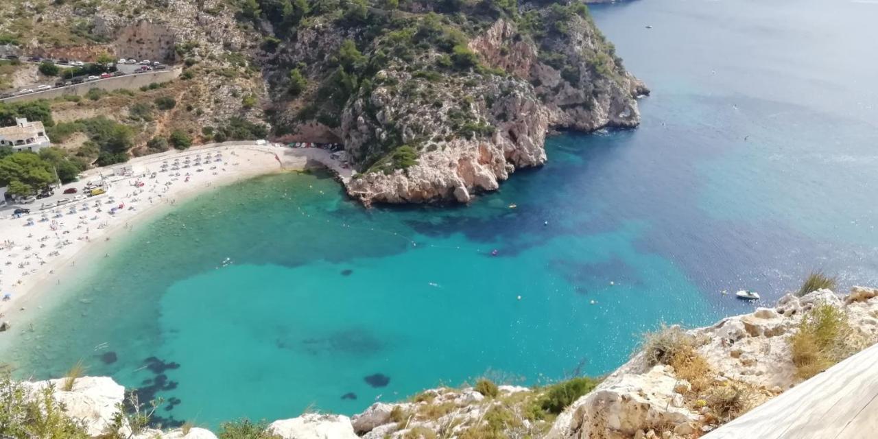 Apartamento Canal, A 3 Minutos De La Playa Del Arenal Xabia Bagian luar foto